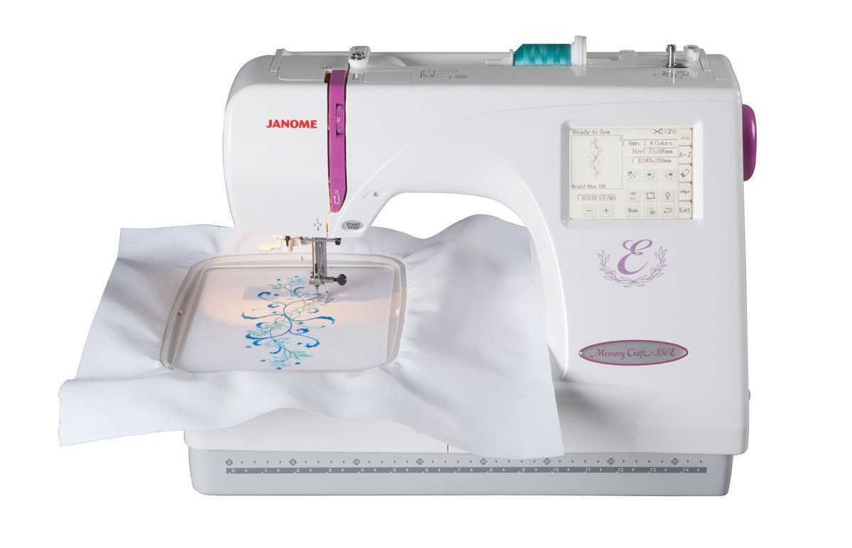 janome memory craft 350e instruction manual