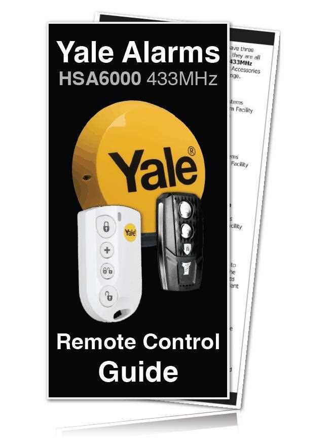 yale wireless alarm instruction manual