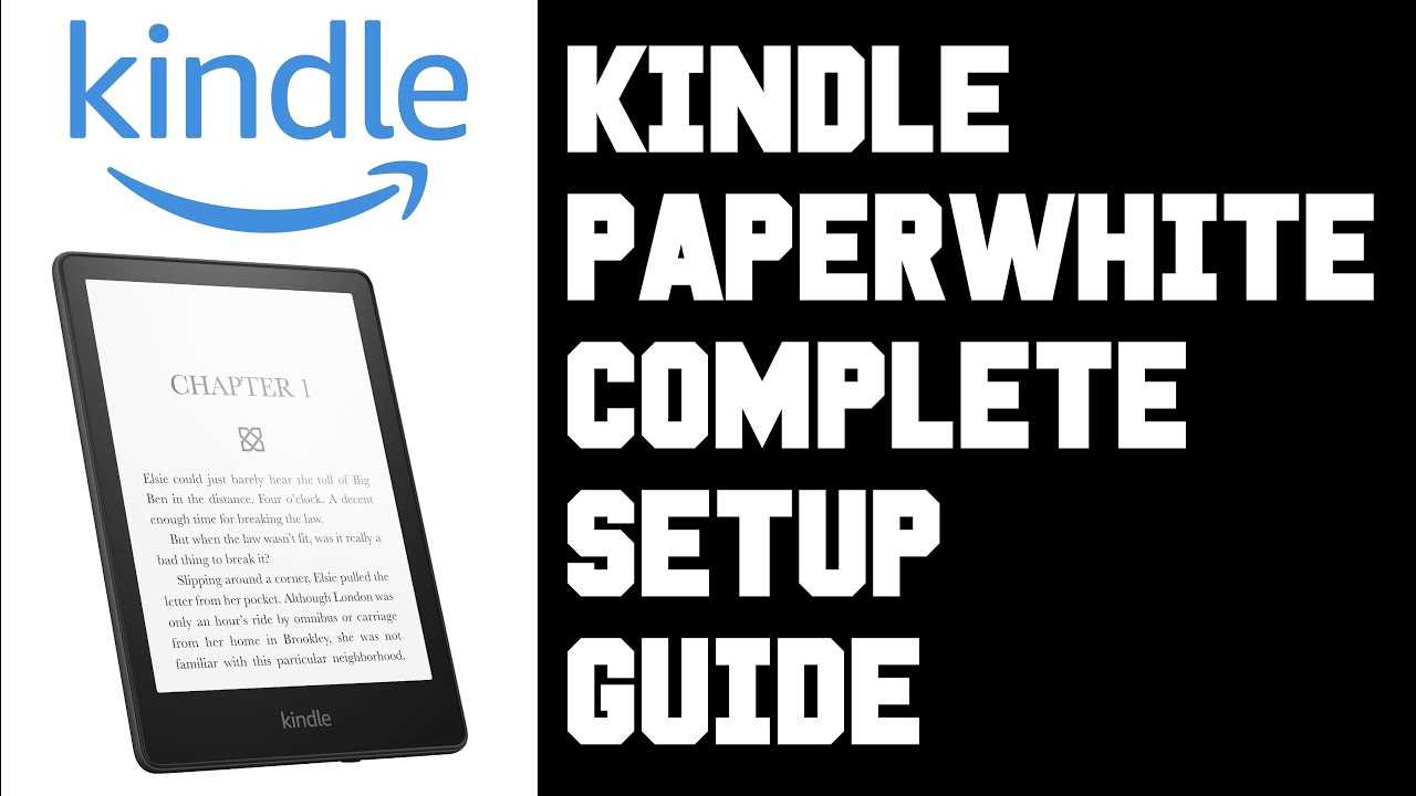 instruction manual for kindle paperwhite