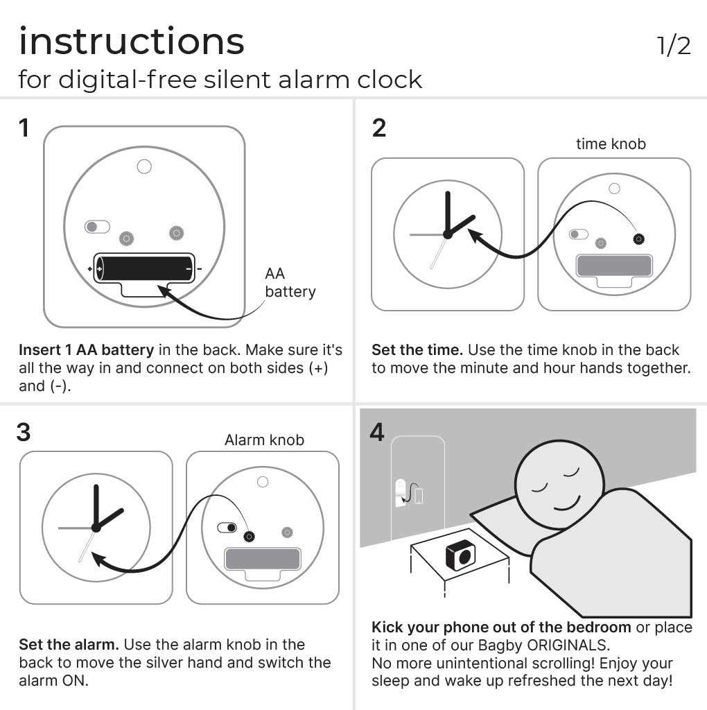 my tot clock instruction manual