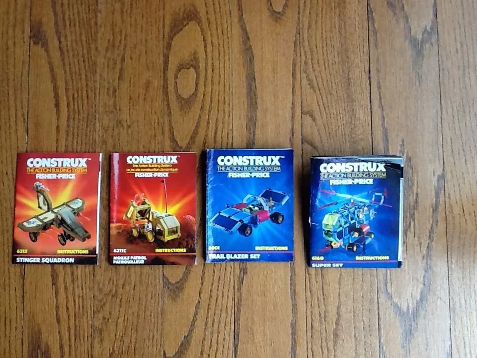 fisher price construx instruction manuals