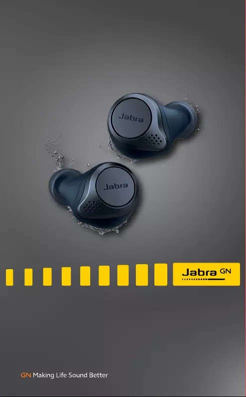 jabra elite 75t instruction manual