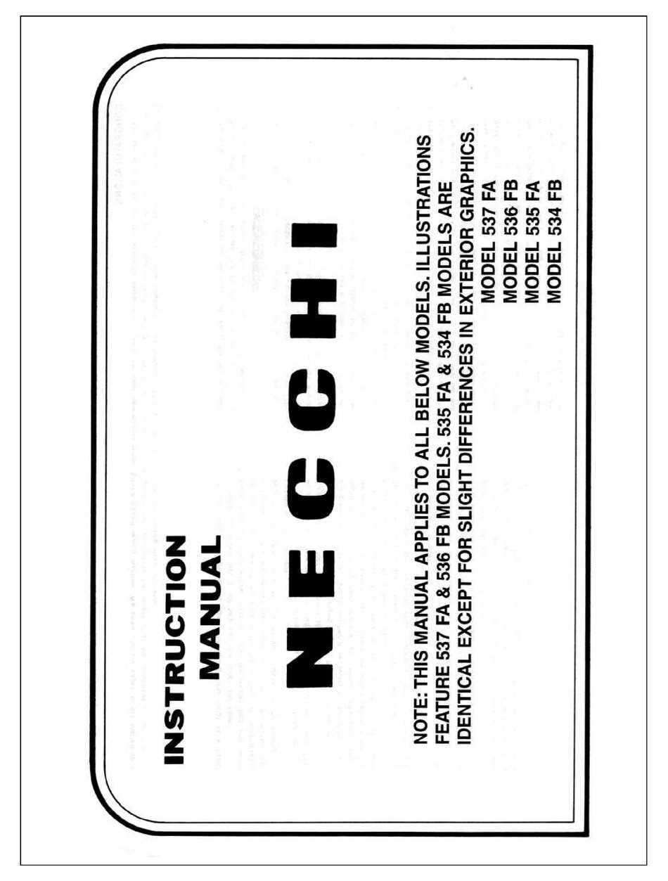 necchi supernova instruction manual