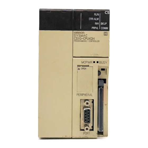 omron plc instruction manual