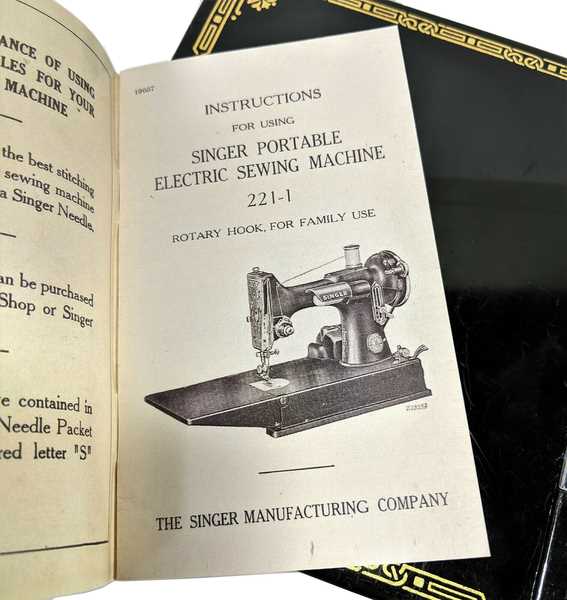 instruction manual for singer featherweight sewing machine