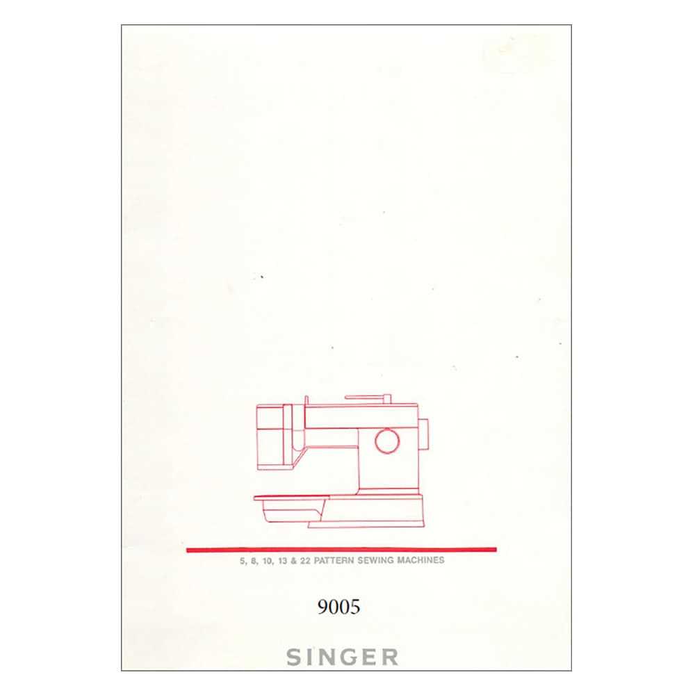 singer 9005 instruction manual