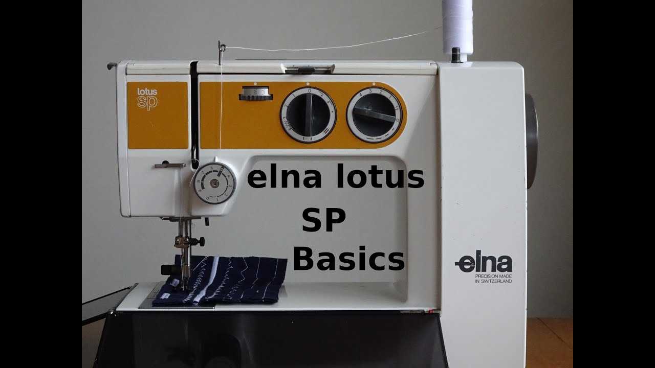 elna lotus sp instruction manual