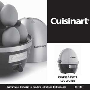 cuisinart egg cooker instruction manual