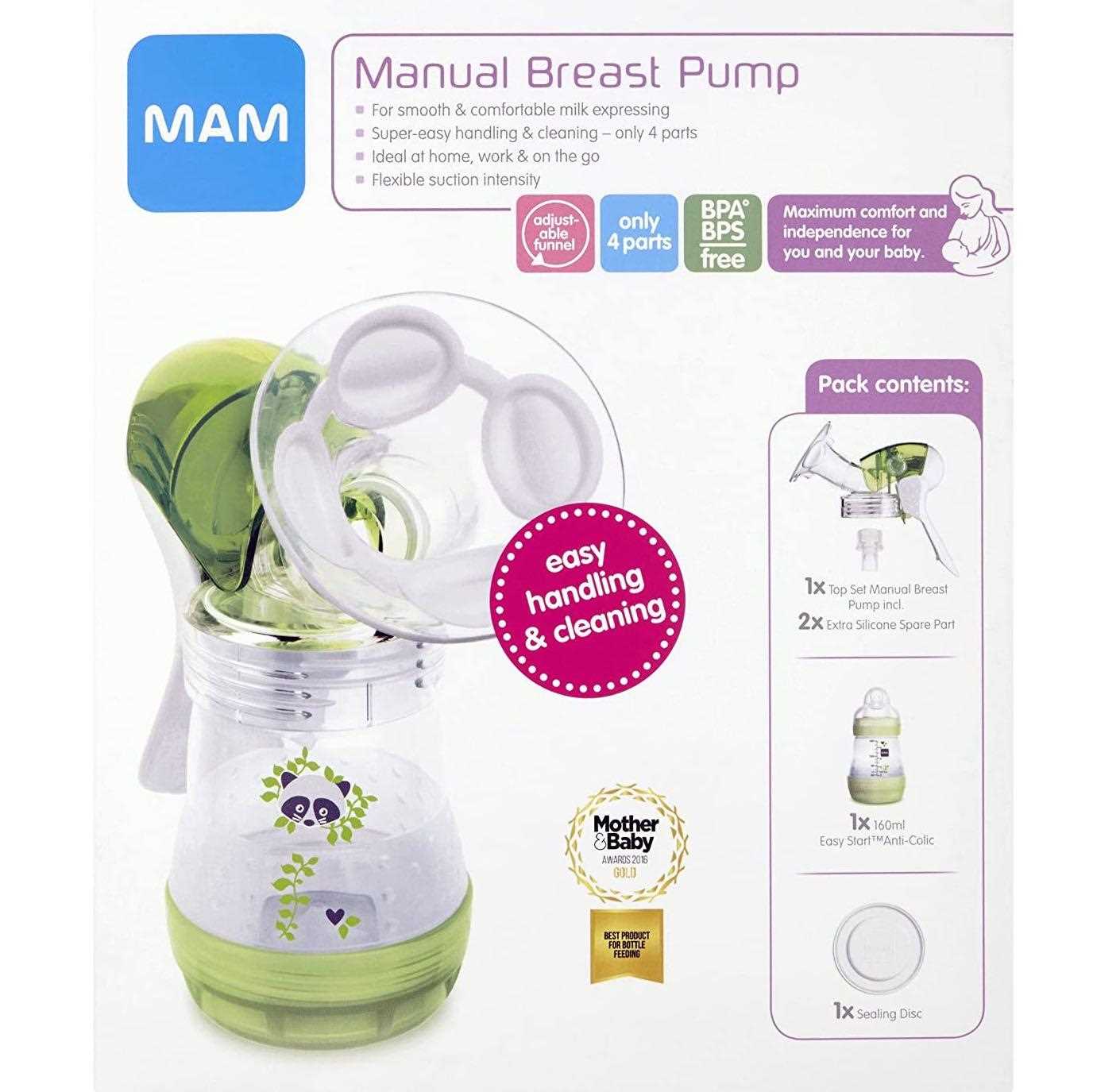 mam manual breast pump instructions