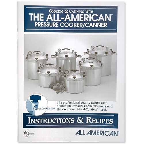 pressure canner instruction manual