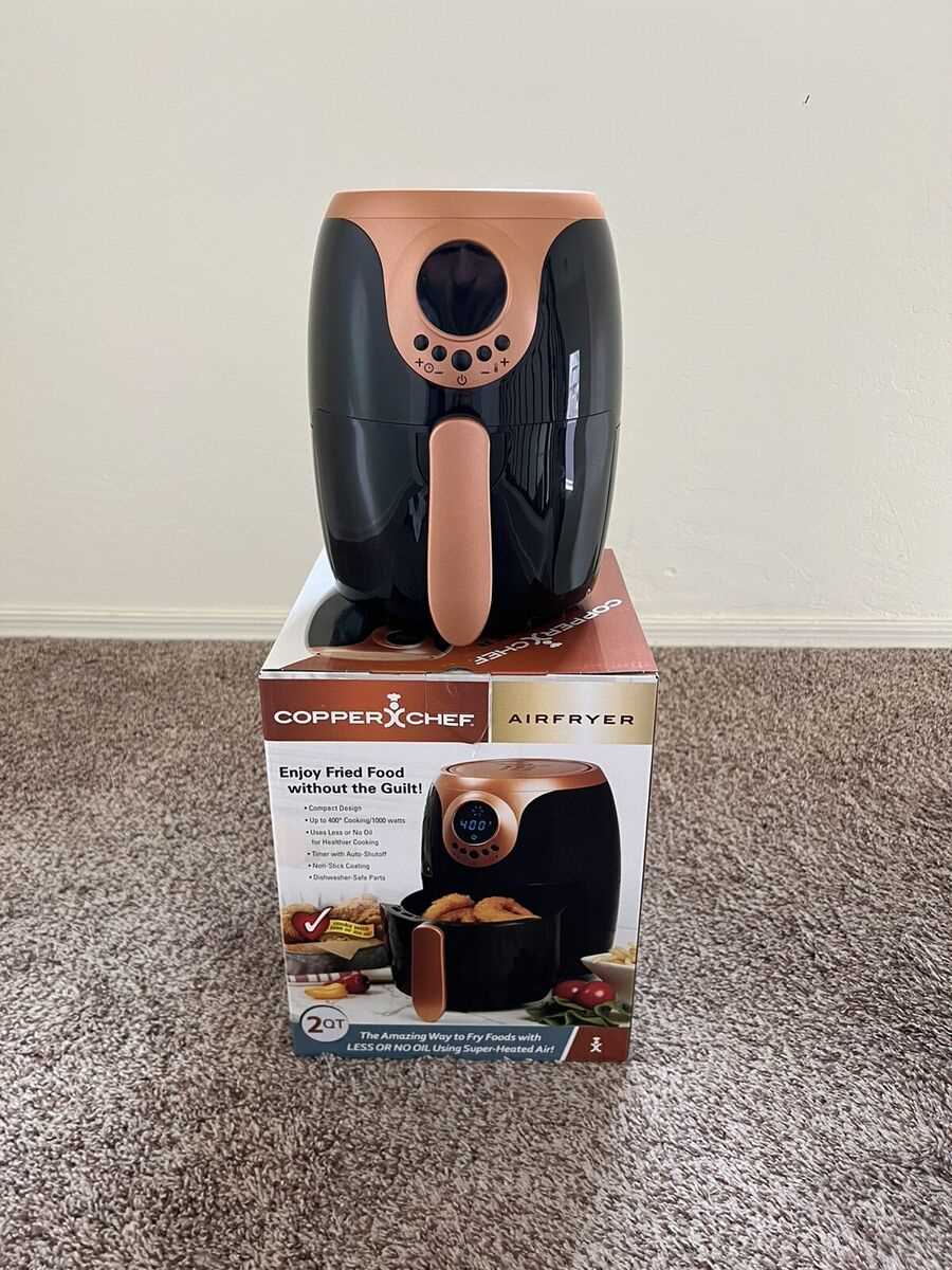 copper chef air fryer instruction manual