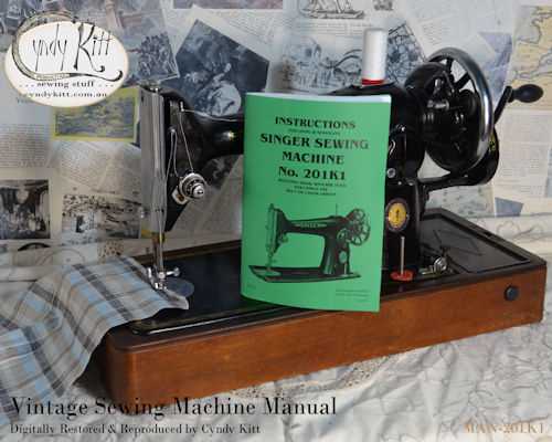 old singer sewing machine instruction manual